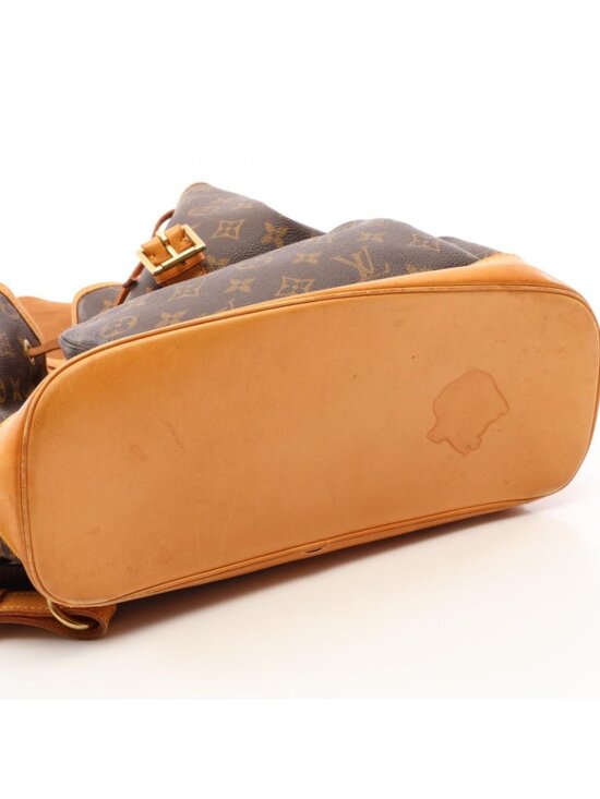 Louis Vuitton Backpack Montsouris GM Monogram Canvas Leather main image 8